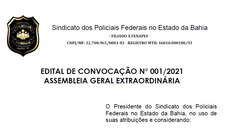 Primeira página do documento