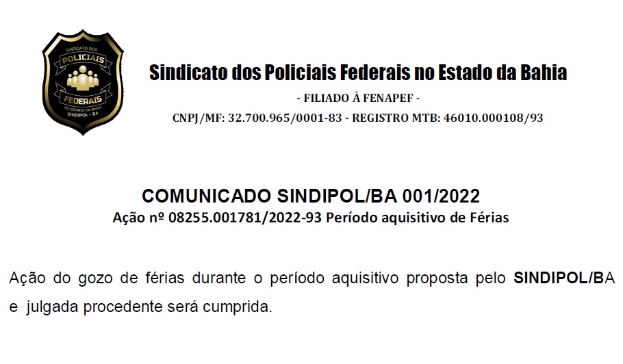 Primeira página do documento