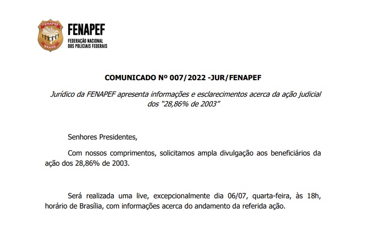 Primeira página do documento